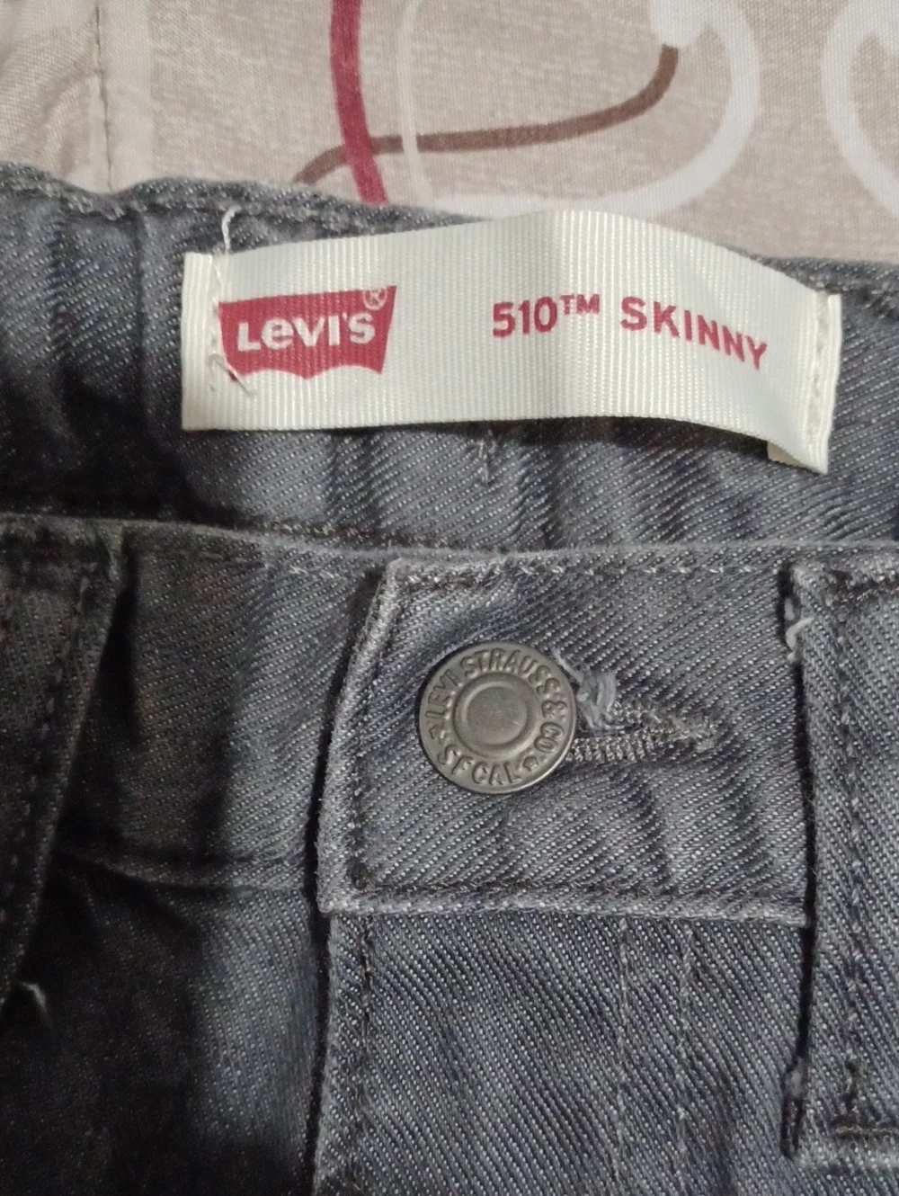 Levi's 510 Grey Skinny Jeans For Boys Size 12